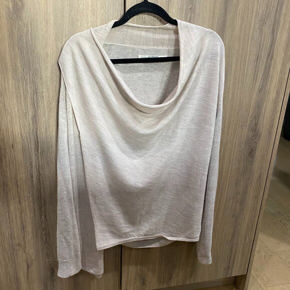 All Saints Elgar Fine Wool Cowl Neck Sweater - Picture 3 of 10